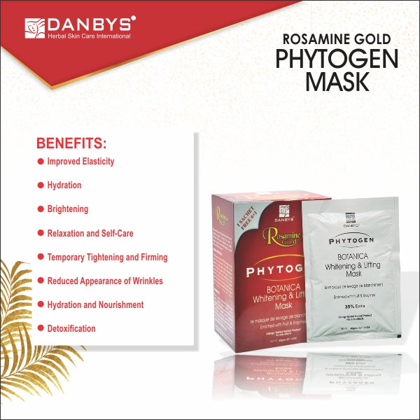 Rosamine Gold Anti Aging Phytogen Mask