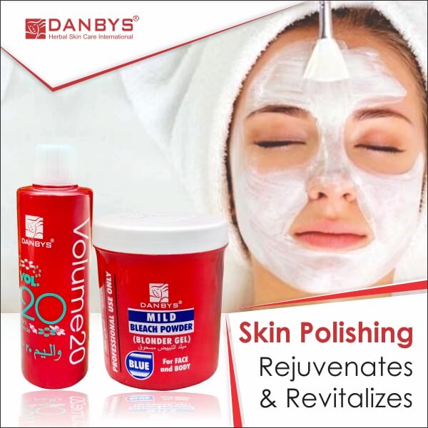 Danbys Mild bleach powder and volum 20